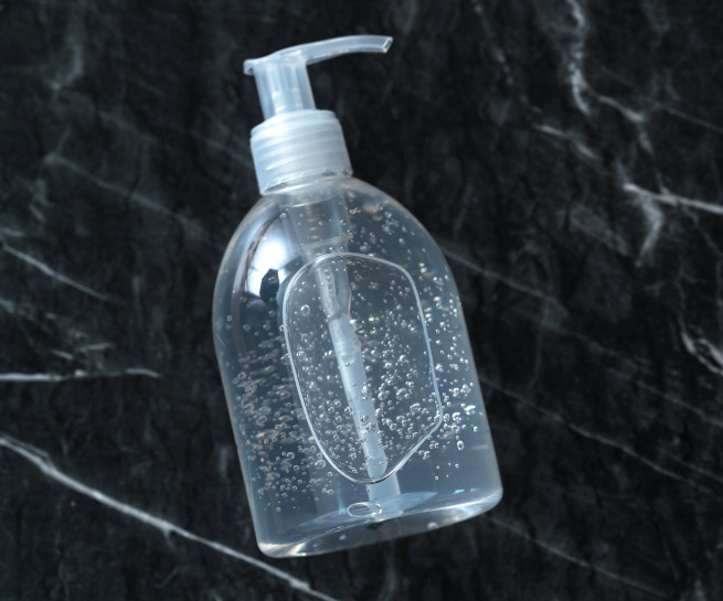 Distributore gel igienizzante mani